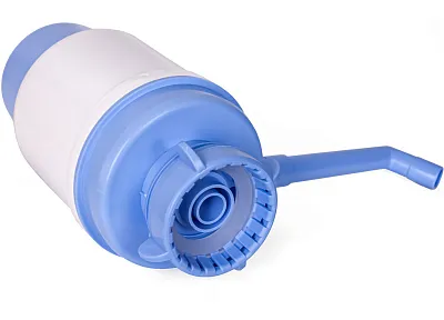 Помпа механическая Дельфин Эко голубая