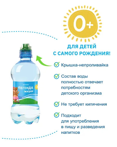 Вода детская 0,33 л. (12 шт.)