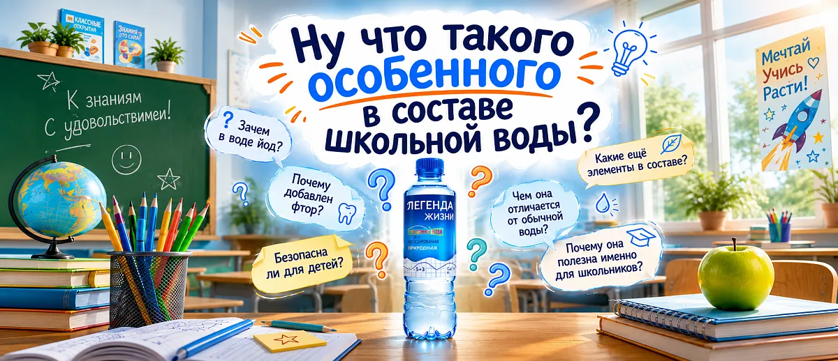 Вода для школьника: на что стоит обратить внимание родителям