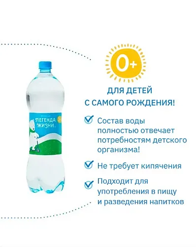 Вода детская 1,5 л. (6 шт.)